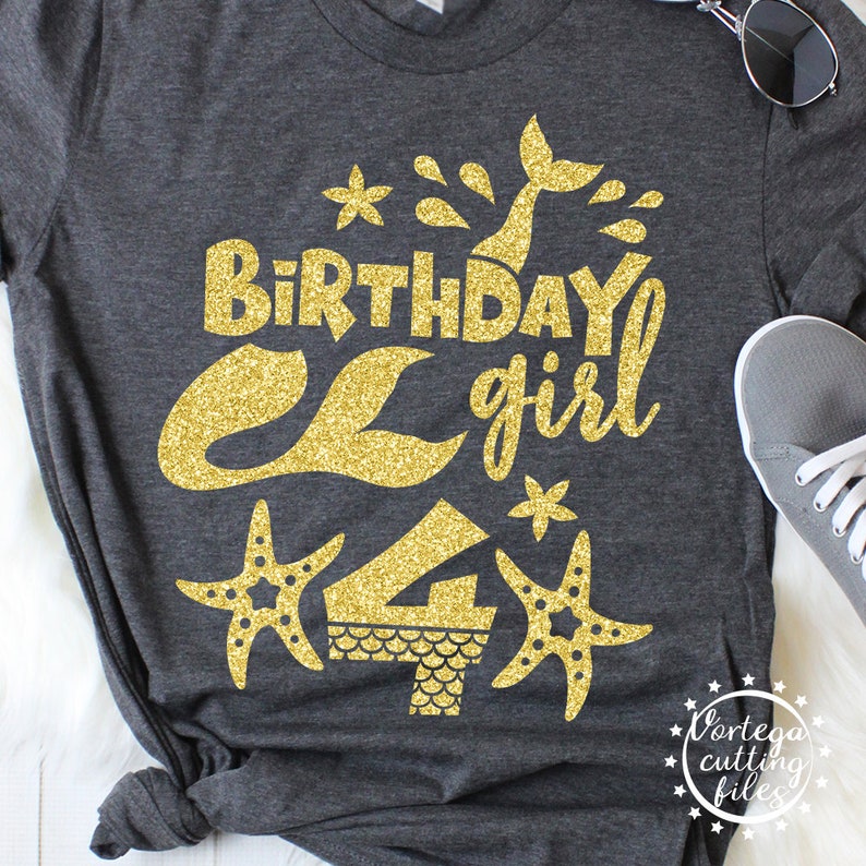 Download 4th Birthday Girl Svg Mermaid Birthday Svg Mermaid Number ...