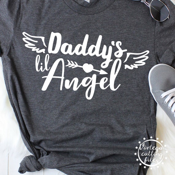 daddy's little angel shirt