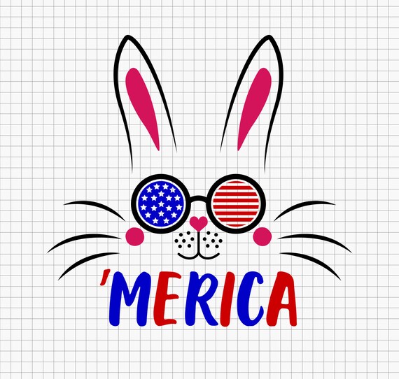 Download 4th Of July Bunny Svg 4th Of July Svg Files Cool Patriotic Svg Etsy