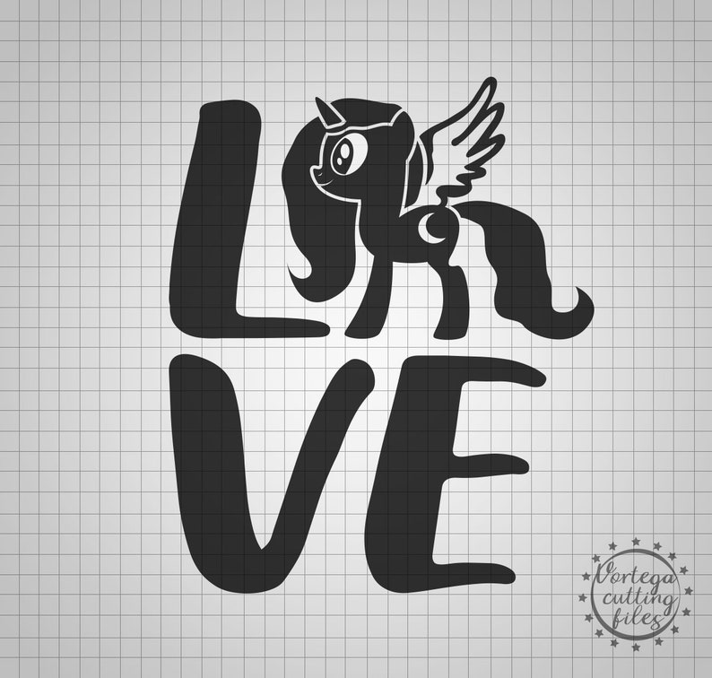 Love Svg Cute Kids Svg Love Girls Svg Files Love Unicorn ...