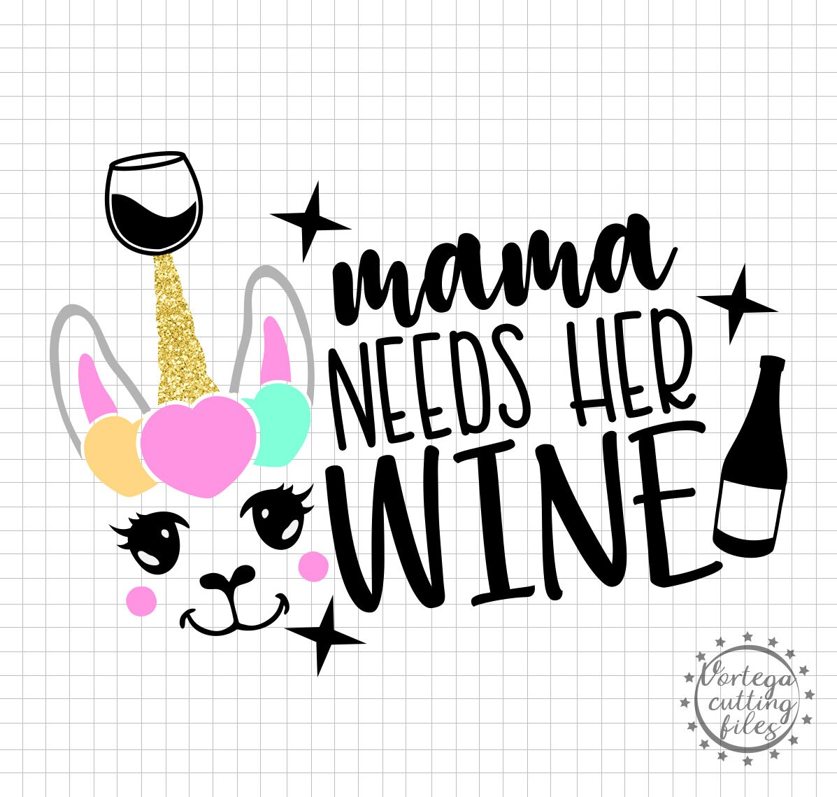 Download Mama Needs Wine Svg Dxf Wine Svg Cute Mom Wine Shirt Wine ...
