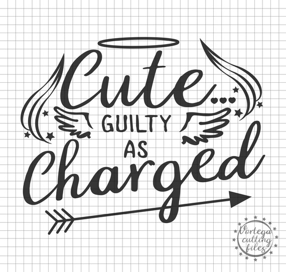 Download Cute Guilty As Charged Svg Cute Svg Files Cute Boy Svg Cute Etsy