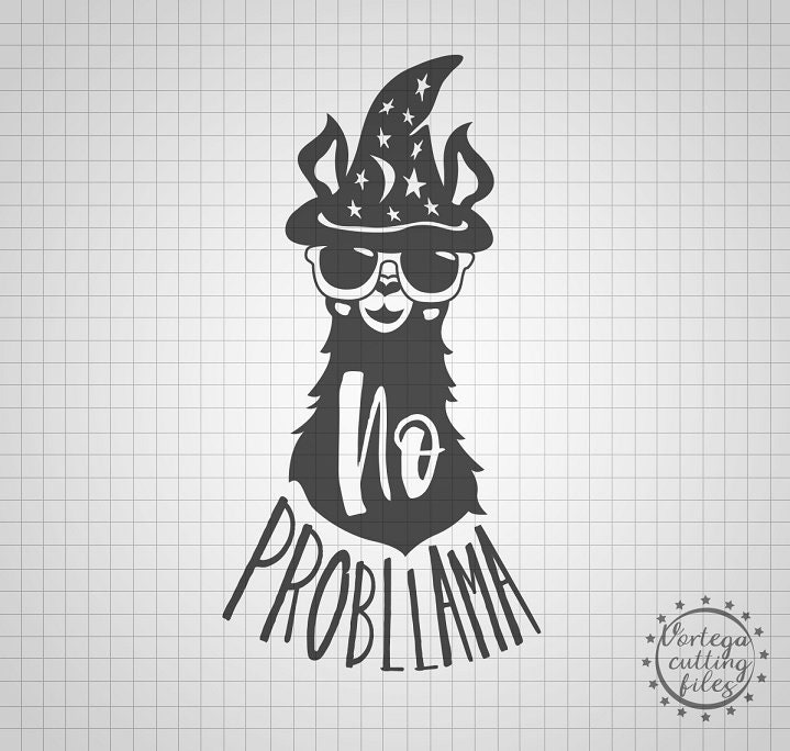 Download No Prob Llama Svg Llama Clipart Funny Llama Shirt Svg ...