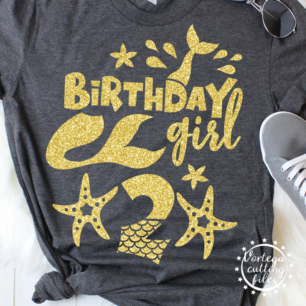 Free Free 91 Mermaid Birthday Shirt Svg SVG PNG EPS DXF File