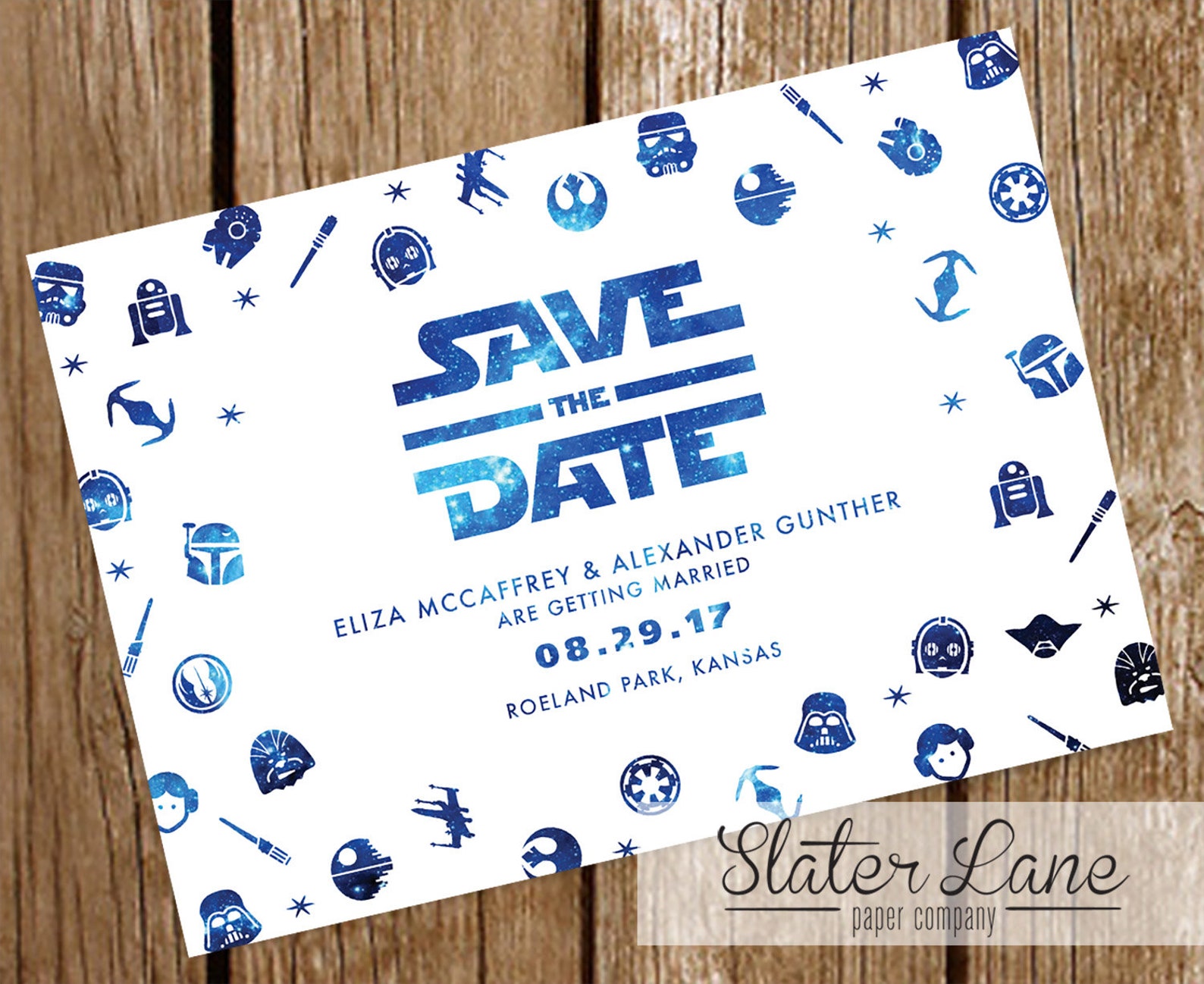 Star Wars Wedding Invitation Theme Galaxy Printable Download | Etsy