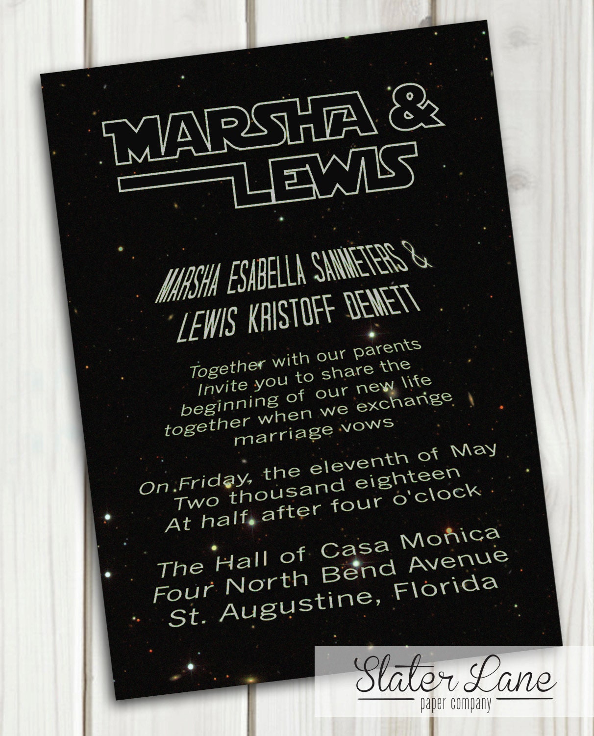 Star Wars Hochzeit Einladung Thema bedruckbare Download Etsy