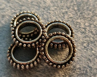 Pewter Tire Wheel Ring (3x12mm) x 1
