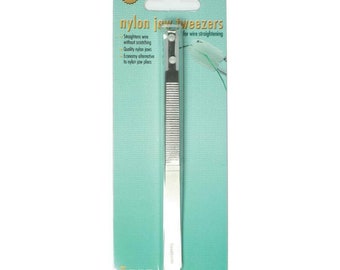 Nylon Jaw Tweezers by Beadsmith, Professional Quality, Bead & Jewellery Crafting, Ideal Gift for Jewellery Maker