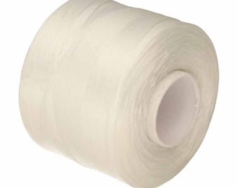 Nymo White Beading Thread, Size 0, 400 Yards