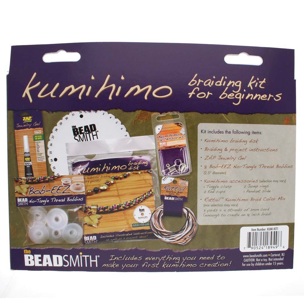 Beadsmith Kumihimo Starter Kit Round Disk Etsy