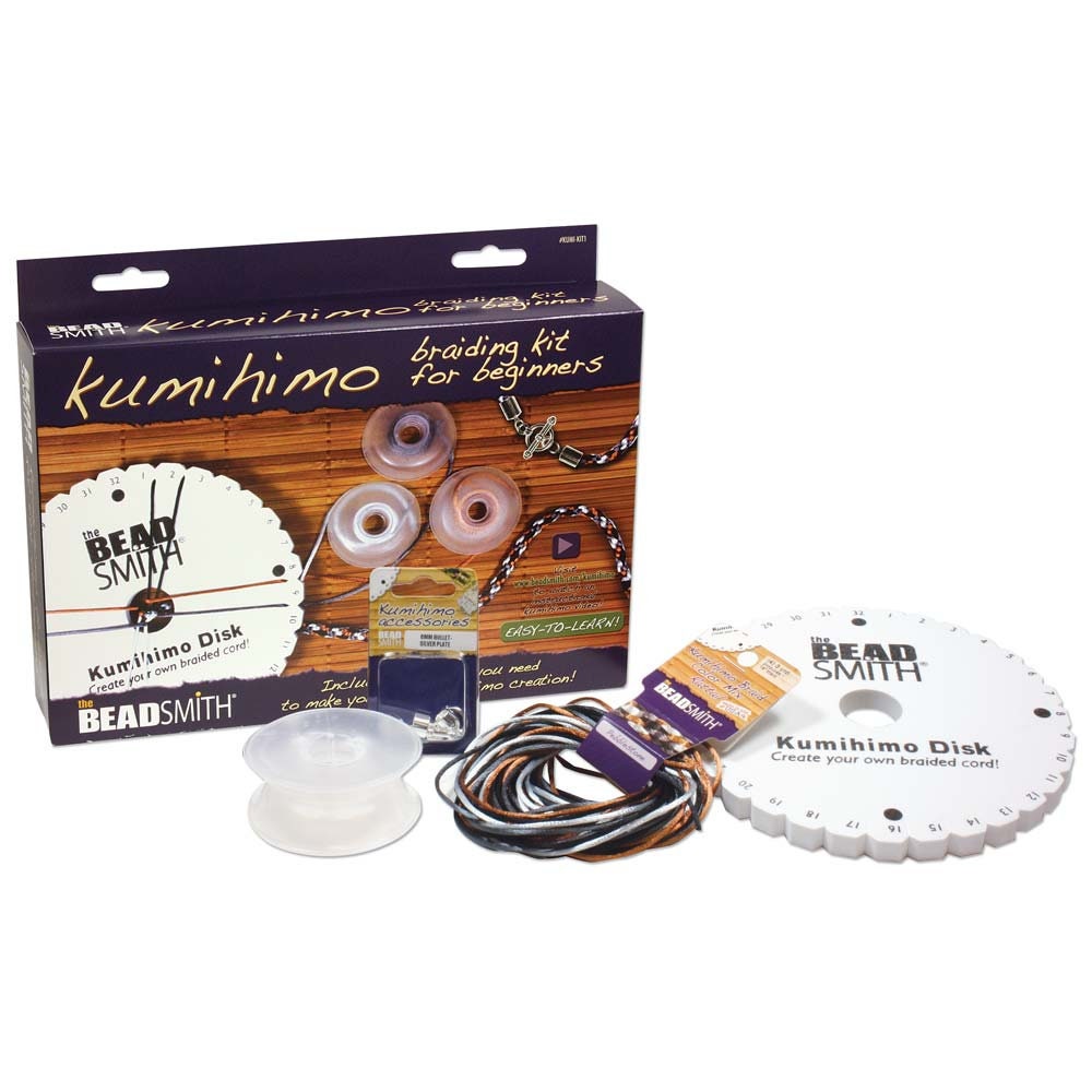 Kumihimo Disk with Instructions, Double Density, 64 Slots, 6 Inches, 2 -  Jewelry Tool Box