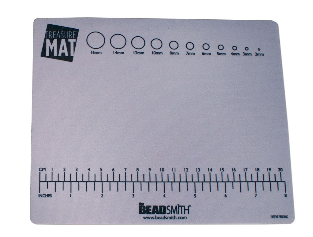 Beadsmith Nonslip Rubber Backed Treasure Bead Mat 8.5 X 7 Etsy