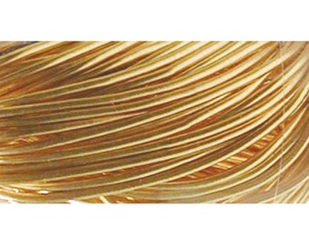 Beadsmith French Wire Gimp, Gold Plated Stringing Bullion, Ideal for Jewellery Making