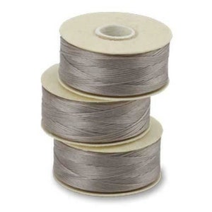 Nymo Thread Size B Grey Beading Thread Jewellery Making Bobbin