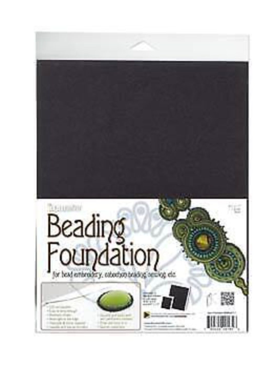Beadsmith Beading Foundation 8.5x11 Black 1 Sheet Etsy