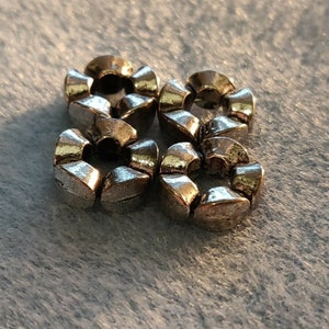 Pewter Joined Ovals Ring (4x12mm) x 1