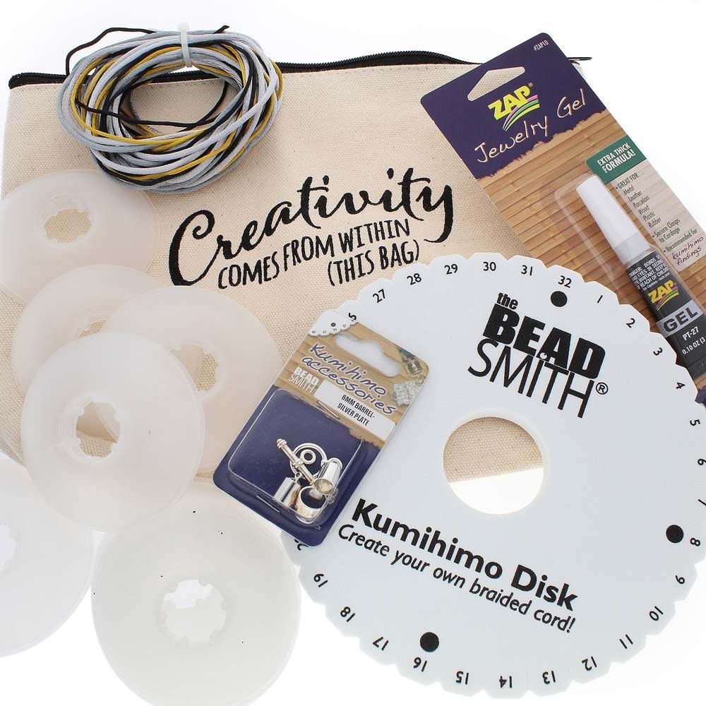 Beadsmith Kumihimo Starter Kit Round Disk Etsy