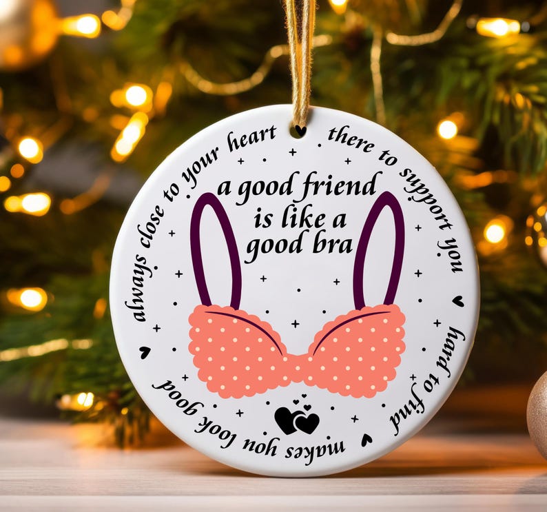 Best Friend Ornament, Ornament for Best Friend, BFF Ornament, Girl