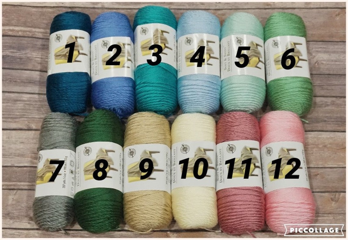 Loops and Thread Soft and Shiny Yarn Yarn Skeins of Yarn Etsy