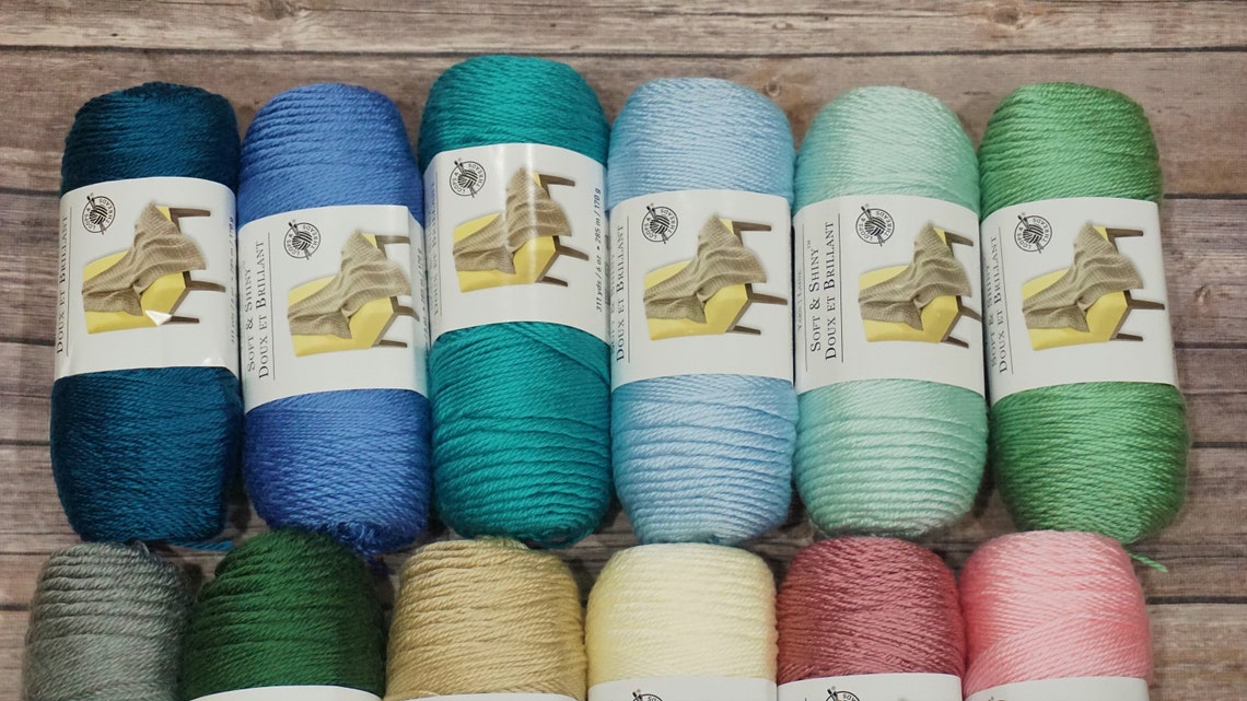 Loops and Thread Soft and Shiny Yarn Yarn Skeins of Yarn Etsy