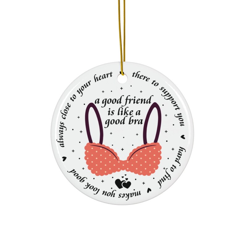 Best Friend Ornament, Ornament for Best Friend, BFF Ornament, Girl