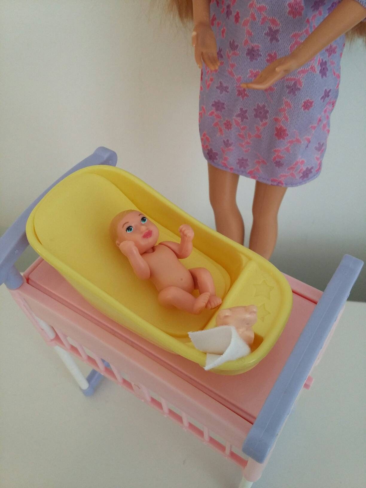 Pregnant Barbie Doll Midge and Baby Set Happy Family Range Etsy