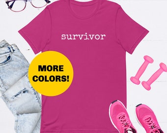 Breast Cancer Survivor T-Shirt for Cancer Survivor and Breast Cancer Awareness