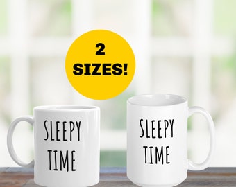 Sleep Inspirational Mug for Tea Lovers, Hostess Gift,  Mother's Day, Father's Day Gift, Holiday Gift, Gift for Her or Him