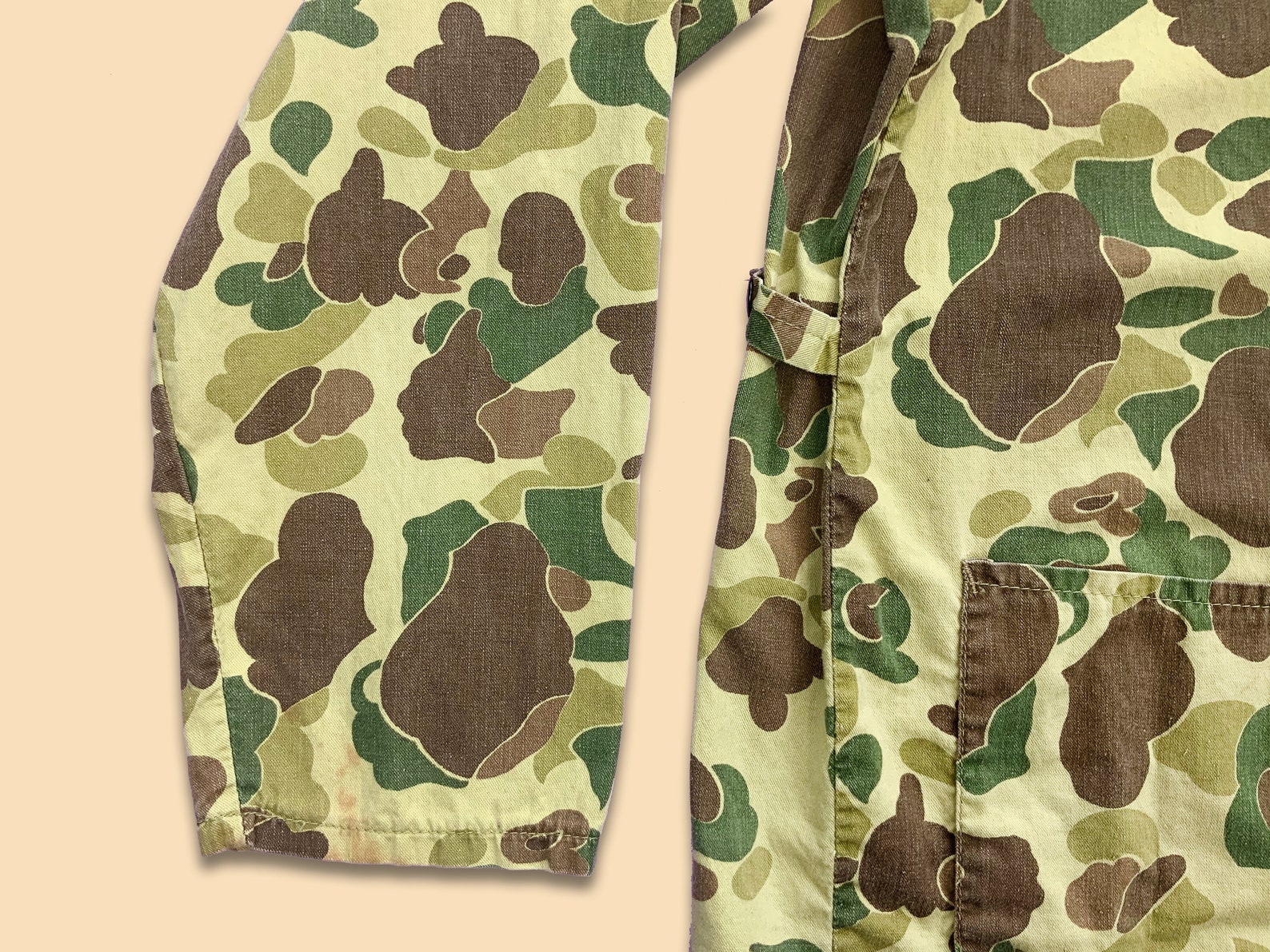 Vintage 50s/60s Duck Camo Camouflage Hunting Collared Shirt Etsy