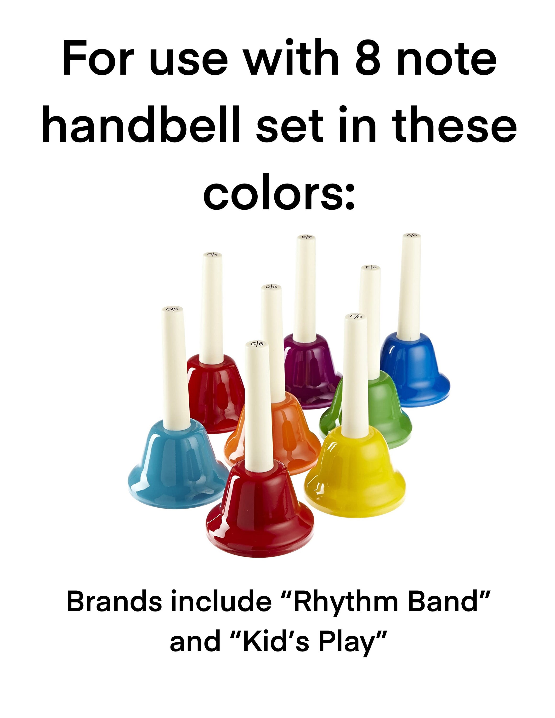 8 on sale note handbells