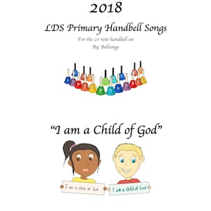 2018 LDS Primary handbell book for 20 handbells