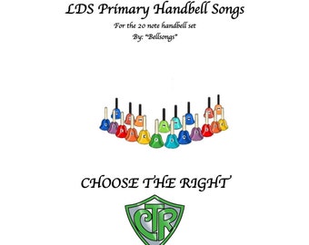 2017 LDS Handbell songbook for the 20 piece handbell set