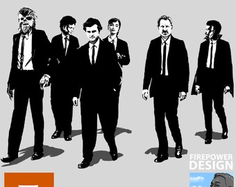 Reservoir Crew - Mens - Unisex - Womens - Ladies - T-shirt - shirt - Solo Tshirt - Star wars tshirt - Han Solo Shirt - Reservoir Dogs