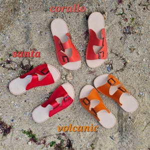 Tomarcreation Barefoot Leather Sandals: Comfort, Freedom, 20 Color Choices, Adjustable with buckles