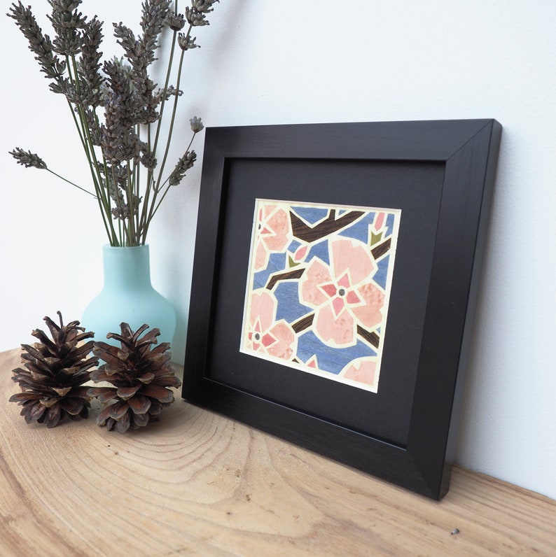 Small Framed Art, Small Flower Prints, Contemporary Floral Prints ...