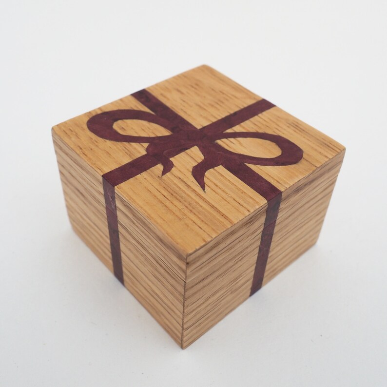 Wooden Ring Box Gift Box Wooden Gift Set Oak Ring Box