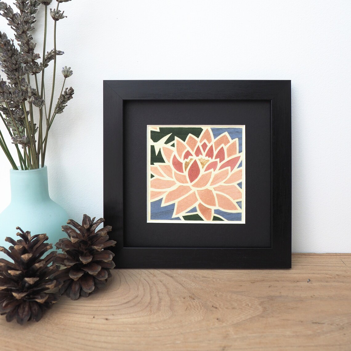 Small Framed Art, Small Flower Prints, Contemporary Floral Prints ...