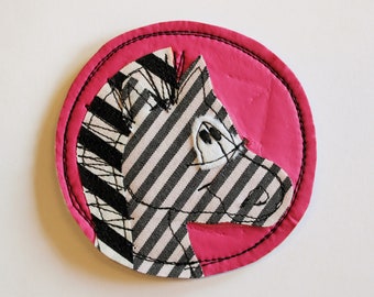 Kletties Schulranzen,Kletties,Schulkind,Schulanfang,ZEBRA,Klettie mit Zebra,Glitzer,1 Stück