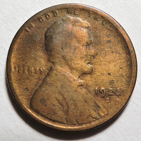 1923-S Lincoln Wheat Cent - VG or better