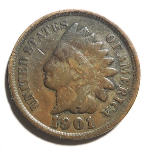 US 1901 Indian Head Cent