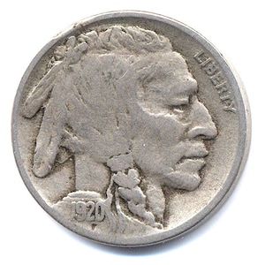 1920 US Buffalo Nickel