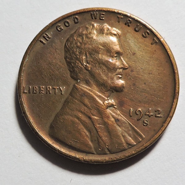 1942-S Lincoln Wheat Cent VG or better