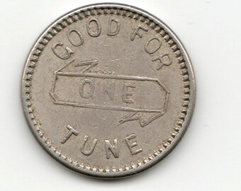 Vintage “B” Good For One Tune Token