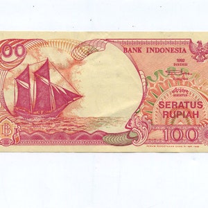 Bank Indonesia 100 Rupiah Djakarta 1992