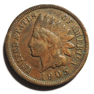 US 1905 Indian Head Penny - VG or better