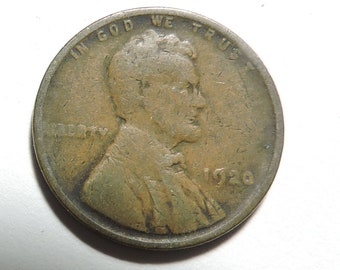 1920 Lincoln USA Wheat Cent - VG or better