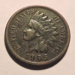 US 1905 Indian Head Penny