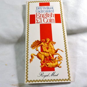 イギリス 1987 年 1 ポンド硬貨、オークの木をあしらった