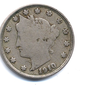 US 1910 Liberty Head V Nickel