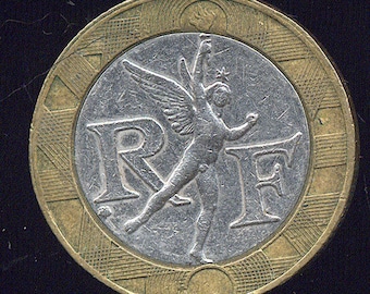 1990年フランス10フラン硬貨 - Etsy 日本